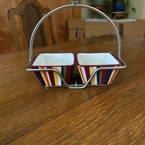 Pampered chef simple additions caddy and bowls